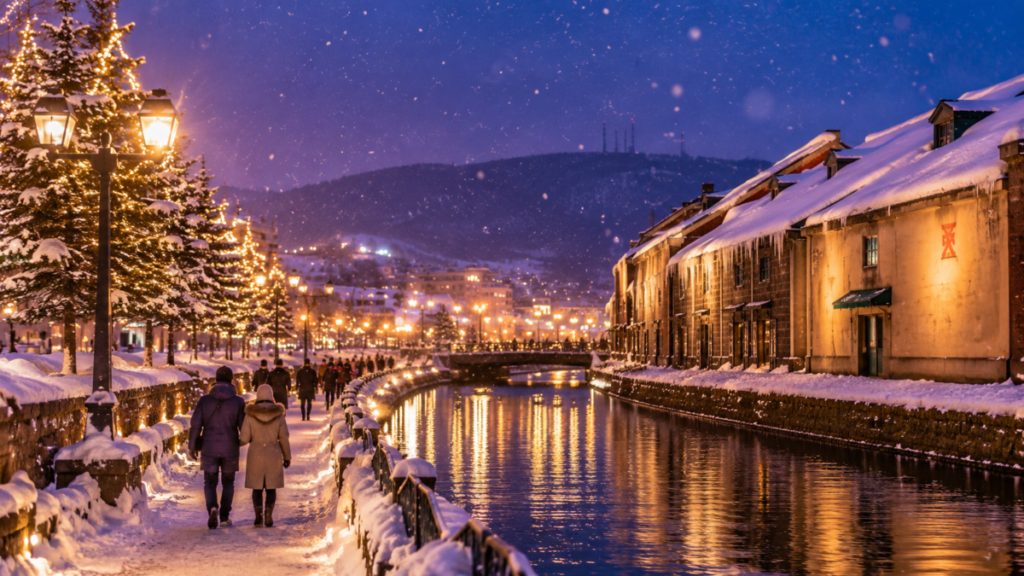 winter in hokkaido japan