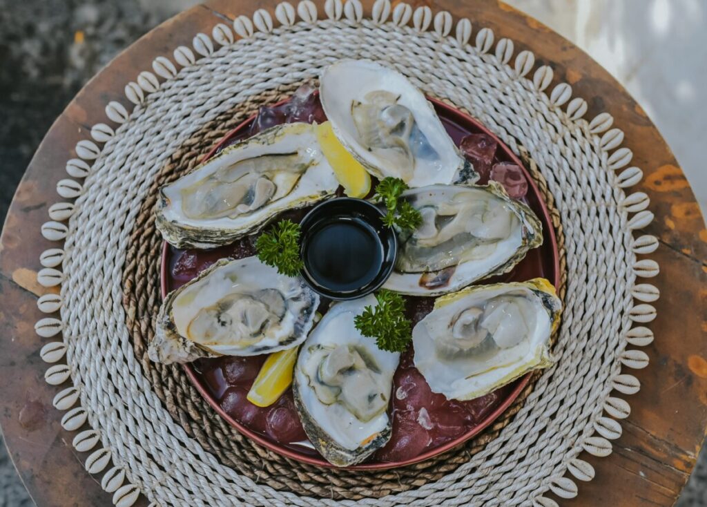 oyster seafood in Nusa Lembongan
